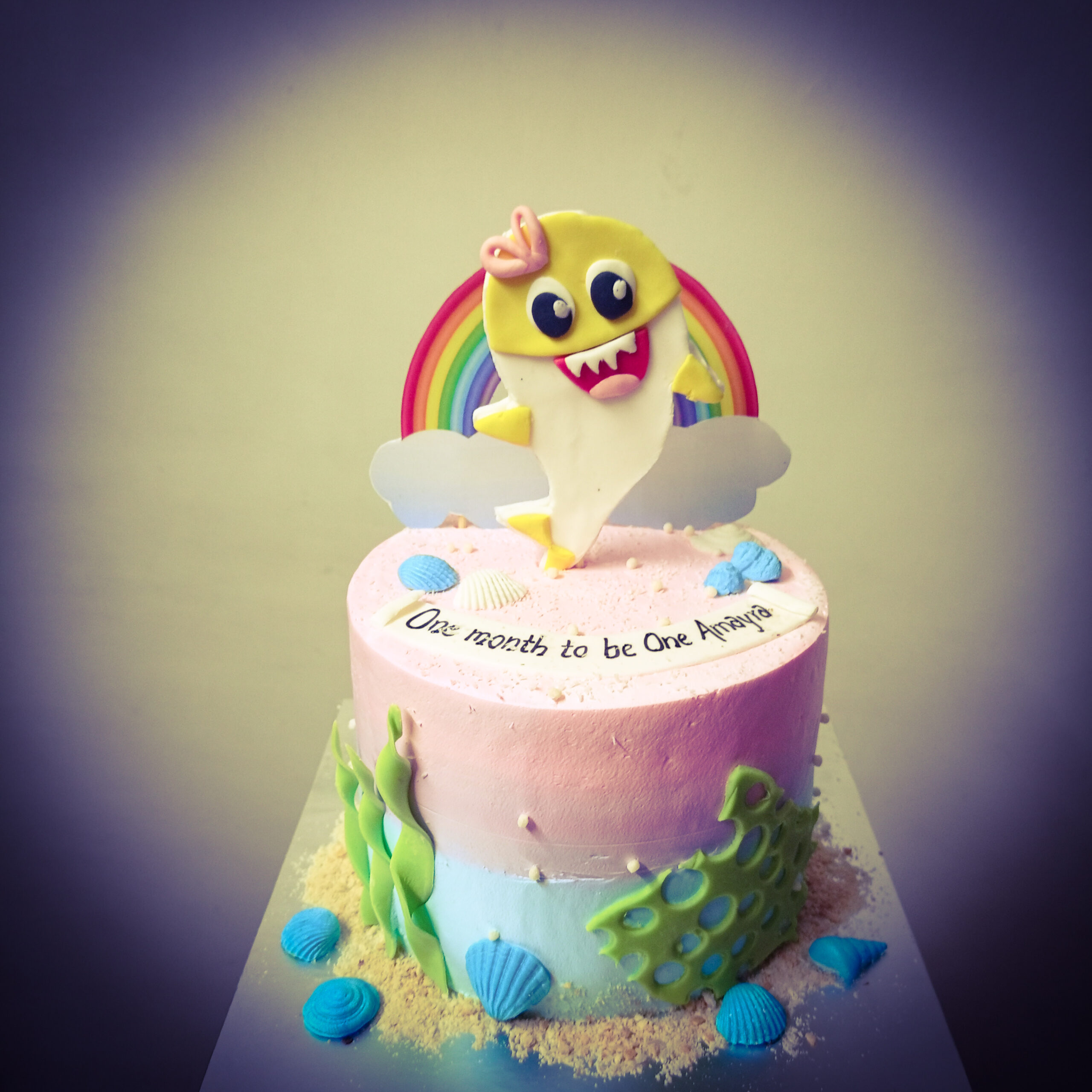 Baby Shark cake - Order Theme Cakes Online by Kukkr Cakes